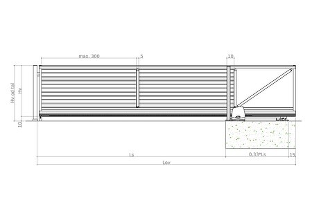 risba - H-line ALU-CV-15-3